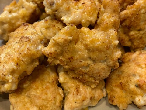 クミンとカイエンペッパーで自家製チキンナゲット